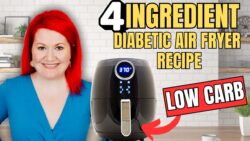 Este almuerzo de 4 ingredientes para freidora de aire es perfecto para diabéticos | Receta baja  ...