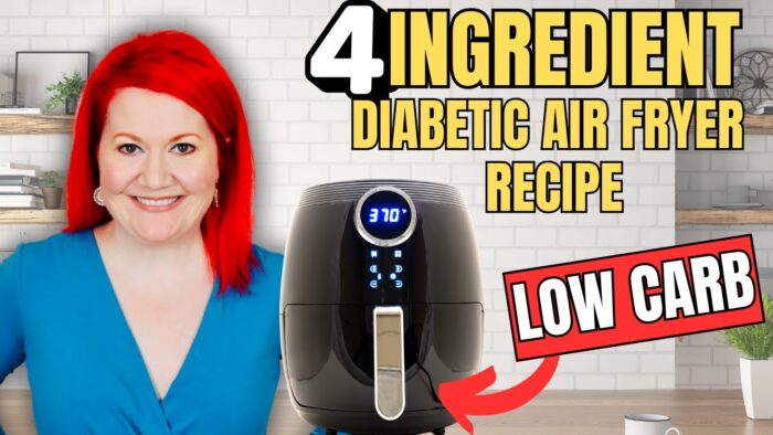 Este almuerzo de 4 ingredientes para freidora de aire es perfecto para diabéticos | Receta baja e…