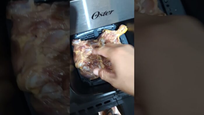 FREIDORA DE AIRE OSTER DE 6.8 LITROS … POLLITO FRITO QUEDO DELICIOSO