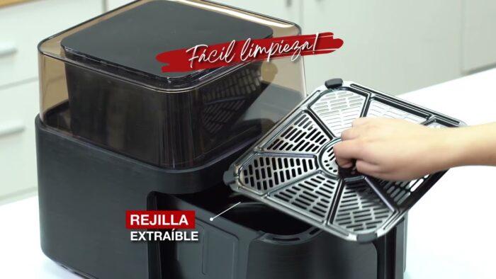 Freidora de aire con visor 360º PE-AFD720