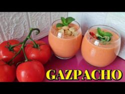Gazpacho EXPRESS en solo 3 MINUTOS  en la Thermomix😋😋 (SUBTITULADO más de 70 idiomas)