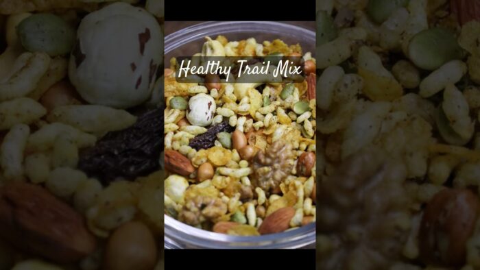 Healthy Trail Mix Namkeen in Air Fryer | No Oil Snack | High Protein Mixture | #shorts #healthy
