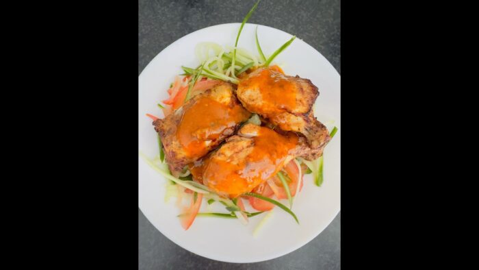 Healthy and easy tandoori chicken 🍗 recipe in air fryer.#youtubeshorts #airfryerrecipes#tandoori