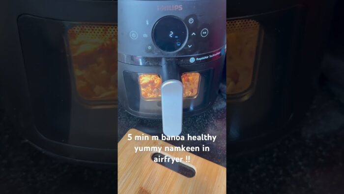 Healthy namkeen in airfryer ! #airfryerrecipes #cookies #food #recipe #airfryercooking #garlicbread