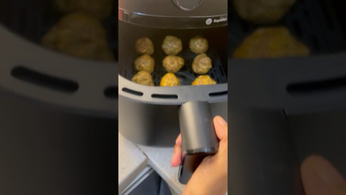 Keema balls in air fryer #recipe #shortsrecipe