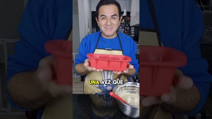 Keke de Plátano en freidora de aire en menos de 1 minuto #cocinarápida #freidoradeaire