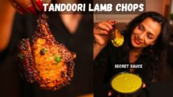 Las mejores chuletas de cordero tandoori en freidora de aire + salsa secreta