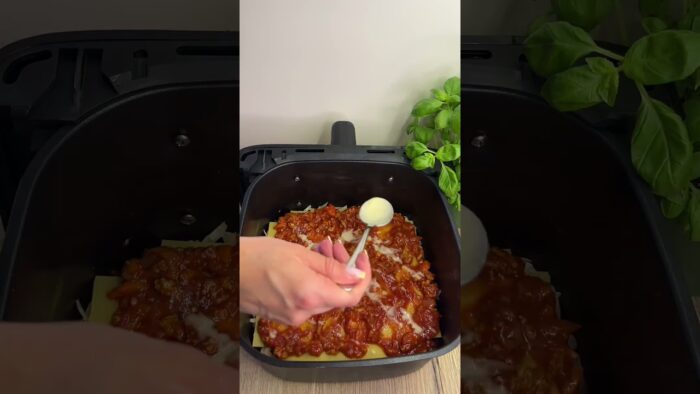 Lasagne Airfryer Recipe 🍝 #recipe