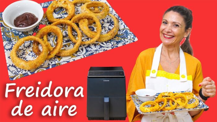 ✅ Los MEJORES aros 🧅 🧅 de cebolla en FREIDORA DE AIRE 😋 / Cosori Dual Blaze