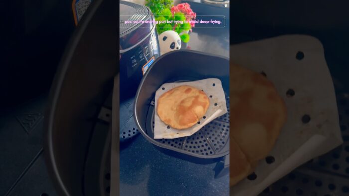 No deepfried Recipe | Airfyer puri #puri  #airfryer #airfryerrecipes