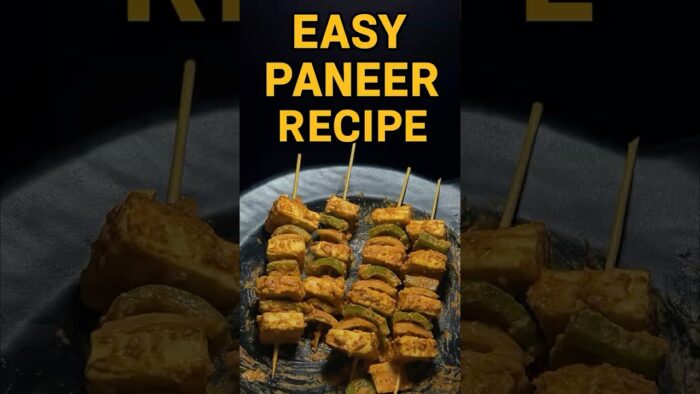 Oil Free Healthy Paneer Tikka Recipe | पनीर टिक्का