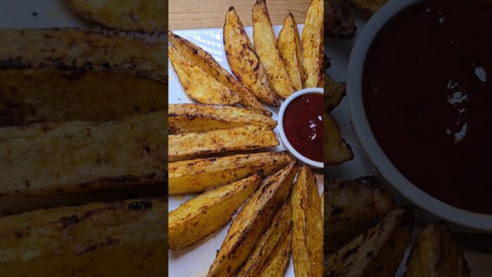 PAPAS RUSTICAS #airfryer #papa #potato #freidoradeaire #receta #cocina #comida #parati