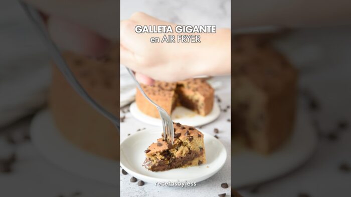 PASTEL de Galleta SIN HORNO 🍪 #postresfaciles #receta #airfryer #chocolate #nutella