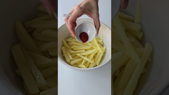 PATATAS PERFECTAS EN FREIDORA DE AIRE #recetas