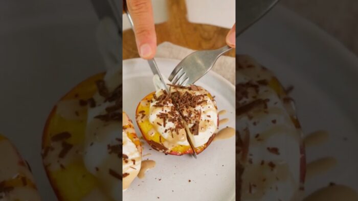 🍑 PESCHE IN FRIGGITRICE AD ARIA: il dolce estivo sano e veloce!| Cotto al Dente