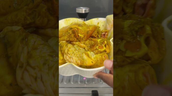 POLLO ASADO EN LA FREIDORA DE AIRE. #cocina #receta #cocinaconsabor #cocinando #recetasfaciles
