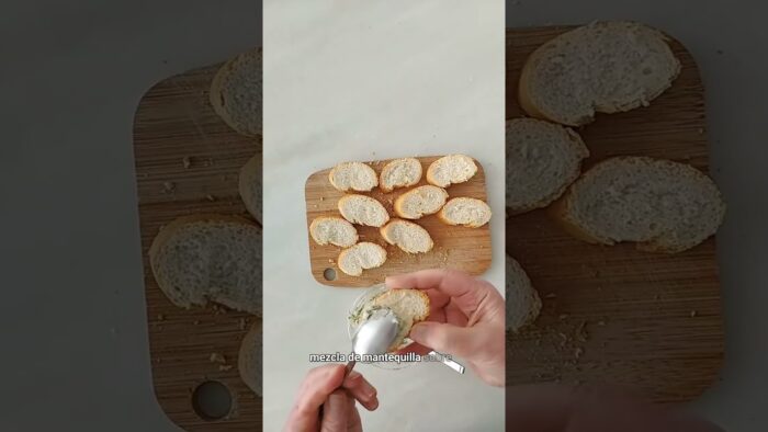 Pan de ajo en air fryer #recetas #recetasfaciles