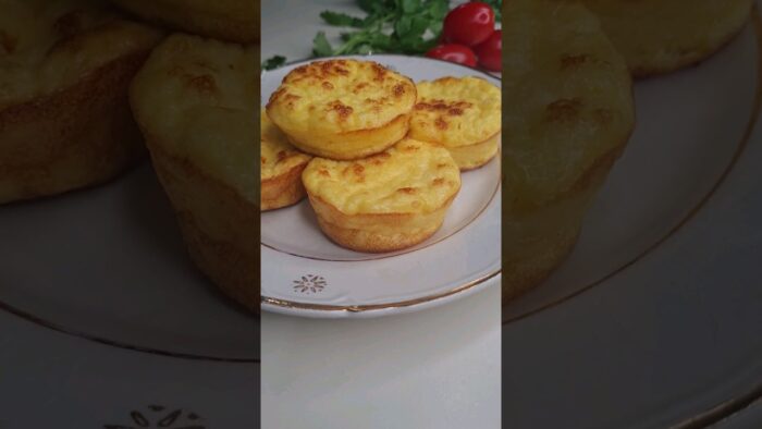Pancitos de 🧀 sin harinas con 4 ingredientes. Te dejo la Receta en comentarios. #recetasfaciles