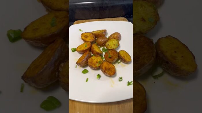 Papitas cambray Horneadas #freidoradeaire #airfryer #papasfritas #airfryerrecipes