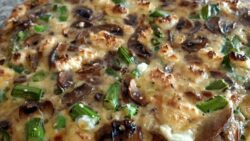 Pastel de champiñones y espárragos , fácil y rico con Thermomix