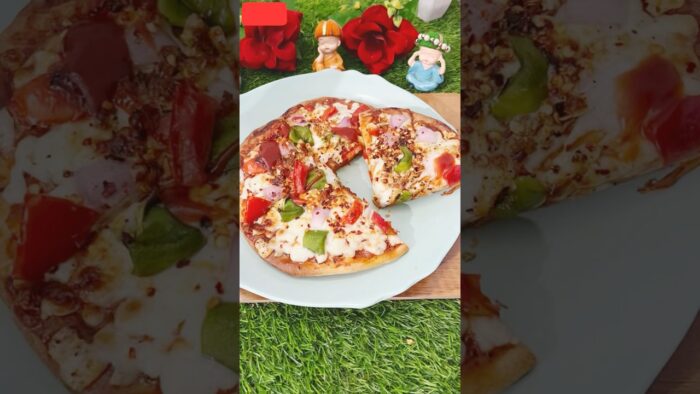 Pizza in Air Fryer /Pizza Recipe in Air Fryer |Air Fryer Pizza Recipe #airfryerrecipes #shorts #food