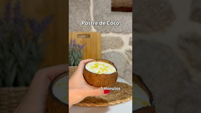 Postre de Coco y yogur con Thermomix