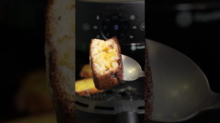 Recalentar Sopa Paraguaya para un canape 🍢🇵🇾 #SopaParaguaya #Paraguay #Freidora #Philips #shorts