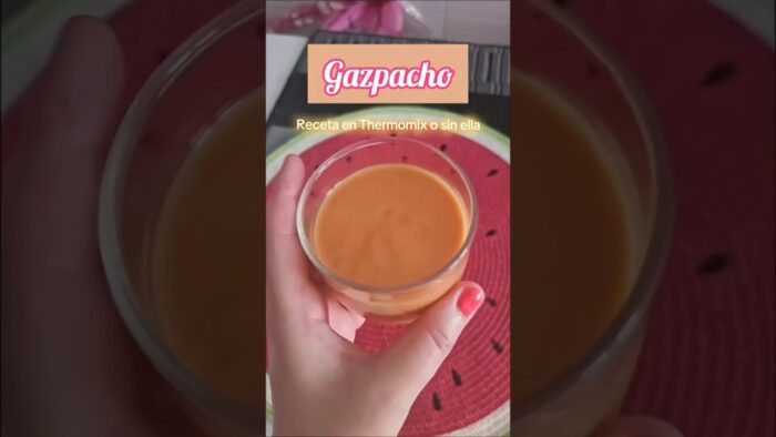 Receta Gazpacho en Thermomix o sin ella