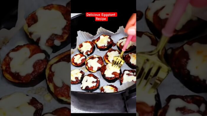 Receta de berenjena en freidora de aire y horno, receta sencilla de berenjena #recetasairfryer #a…