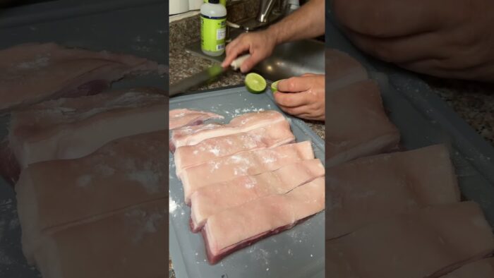 Receta de chicharrón en freidora de aire #subscribe #cookingshorts #recetasfaciles #easyrecipes
