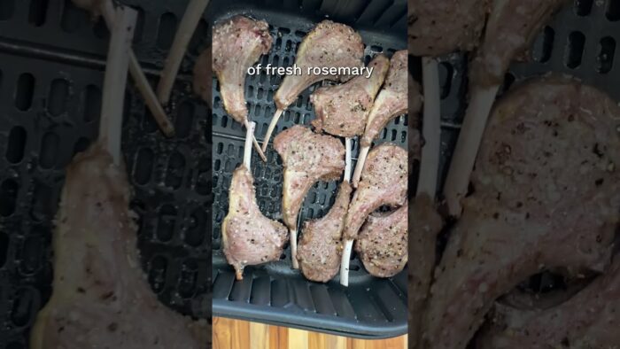 Receta de chuletas de cordero en freidora de aire