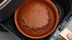 Receta en Cosori – bizcocho de chocolate y mandarina en airfryer