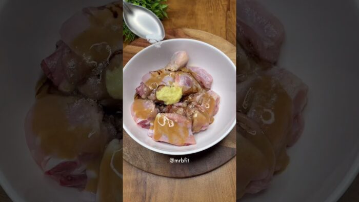Receta fácil, saludable y sabrosa de pollo en freidora de aire al estilo chino #airfryerchicken