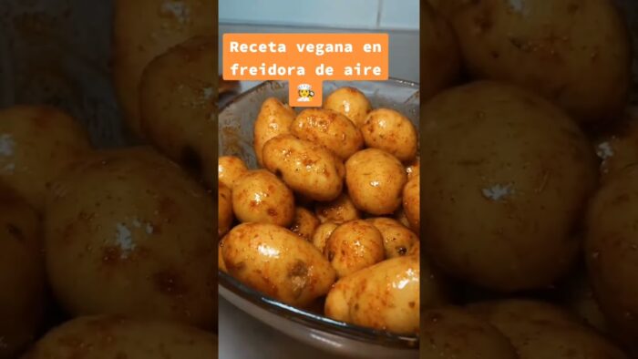 Receta vegana en freidora de Aire. #food #recetas #canaldecocina #cocinaconsabor #cocinamediterranea