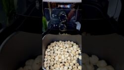 Roasted Makhana In Air Fryer | Makhana Instant Snacks#shorts #recipe #food #trending #jyotiskitchen