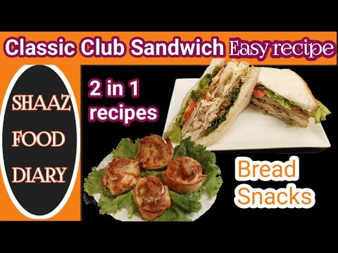 Sándwich Club de Pollo Clásico | Receta de rosas de pan para freidora de aire del diario gastronó…