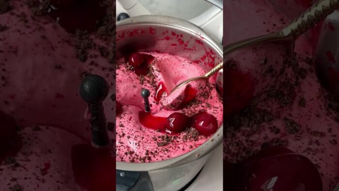 🍒 Schwarzwälder Kirsch Softeis – In 15 Minuten | Thermomix® Rezept