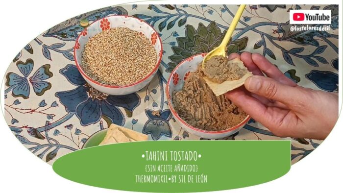 TAHINI TOSTADO SIN ACEITE AÑADIDO, CON THERMOMIX