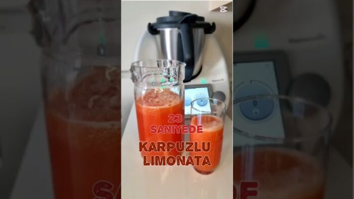 Thermomix TM6 ile 23 Saniyede Karpuzlu Limonata #thermomix #pratiktarifler #thermogusto #limonata