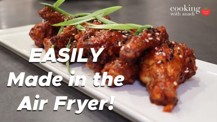These Air Fryer Korean Fried Chicken Wings are Sweet, Spicy & CRUNCHY!