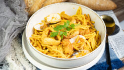 Cazuela de fideos a la marinera