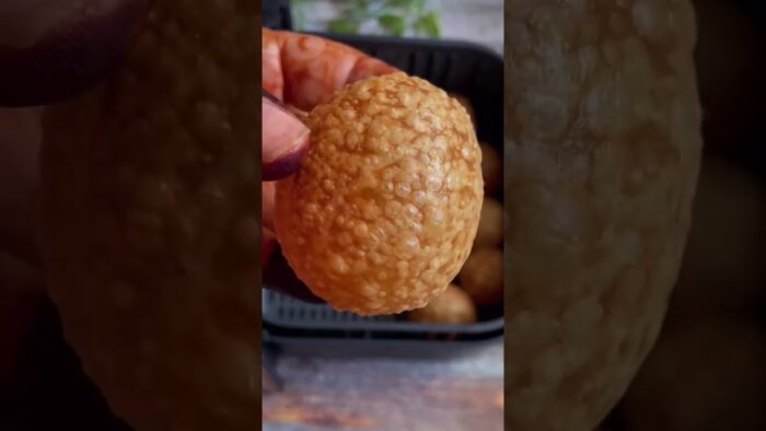 golgappa in air fryer #food #quickrecipe #airfryer