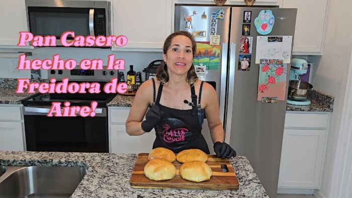 ¡Pan Casero en Freidora de Aire! 🥖 Sin Horno, Fácil y Crujiente Paso a Paso