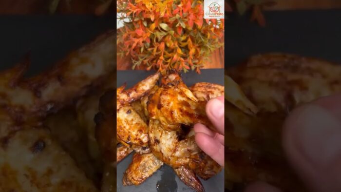 ALITAS DE POLLO 🍗🍗 EN SALSA MEXICANA 😋 CON FREIDORA DE AIRE, te van a encantar, #airfryer #recetas