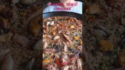 🦑 ARROZ CON CHOUPAS (POTA) Y MEJILLONES EN PAELLA 🦑 sin Thermomix® #TM6