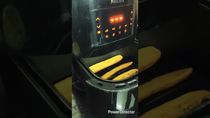 Air Fried Banana Ghee Roast|#shorts #airfryer #cooking