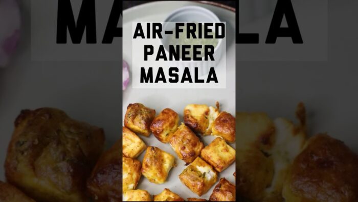 Air Fried Paneer Masala Recipe | Crispy & Healthy Paneer Masala in Air Fryer #shorts #paneer #recipe