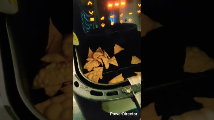 Air Fried Pappad|#shorts#airfryer #airfriedpappad#viral