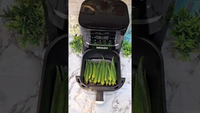 Air Fryer Okra Fry | Crispy Bhindi Recipe with Gram Flour