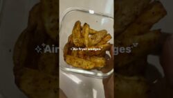 Air Fryer Potato Wedges! Tasty and healthy recipe 🤩 #airfryer